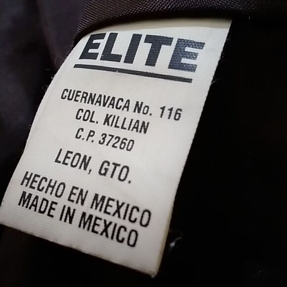 VTG Original 100 % Leather Sportswear International Jacket MadeInMexico unisex L - Picture 15 of 16